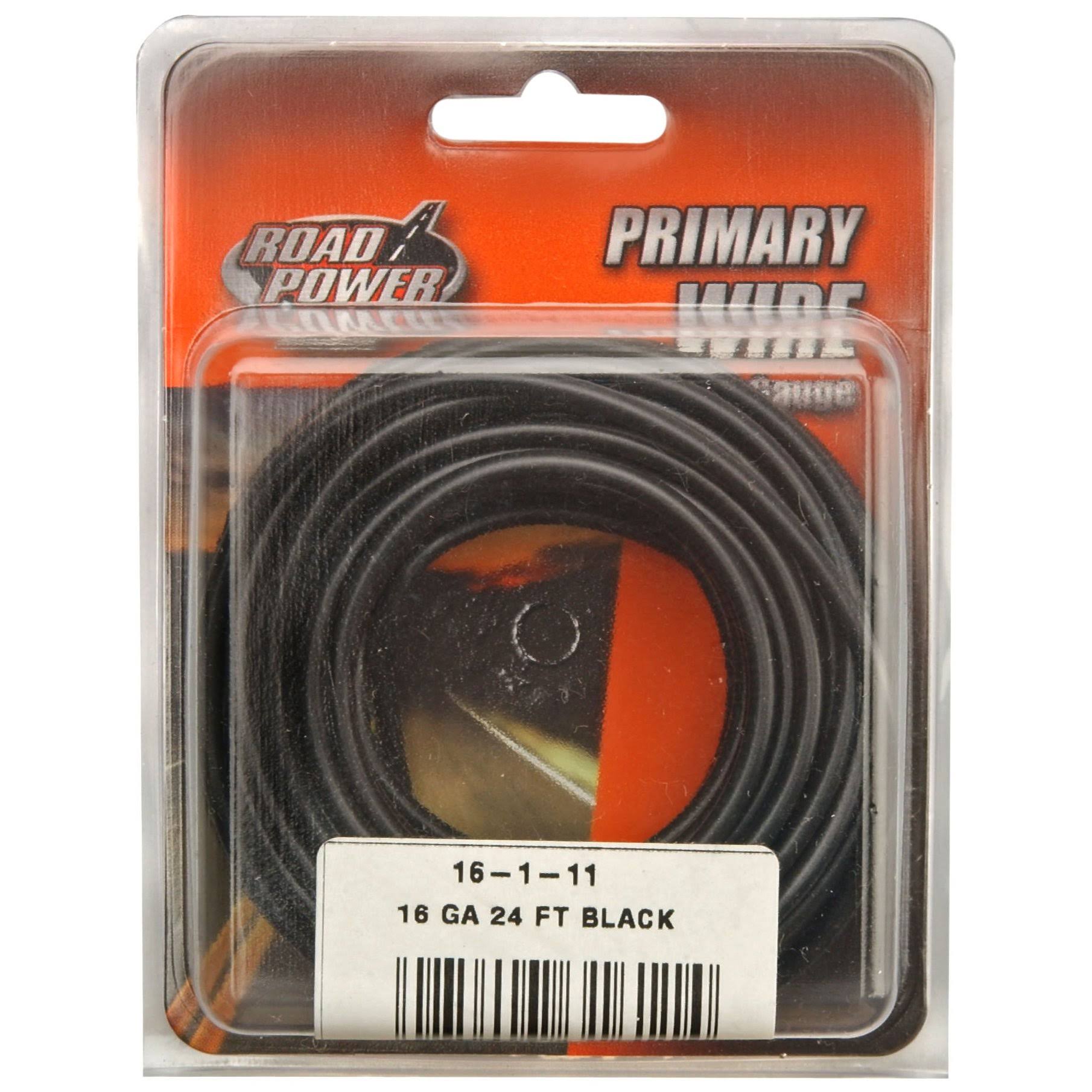 Coleman Cable Road Power Primary Wire - Black, 18 Gauge
