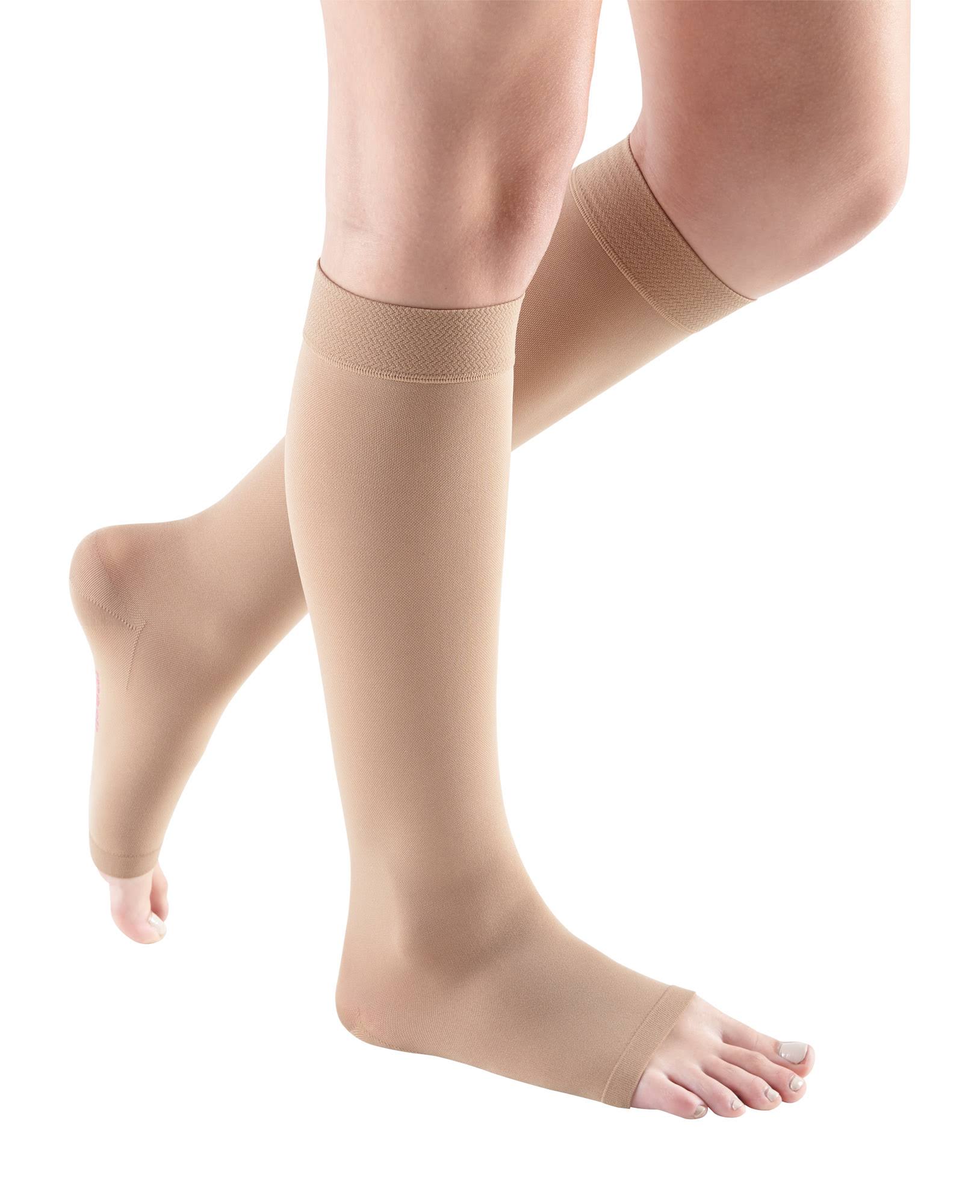 Medi Comfort Knee High Closed Toe Compression Stocking - Natural, 20-30mmhg