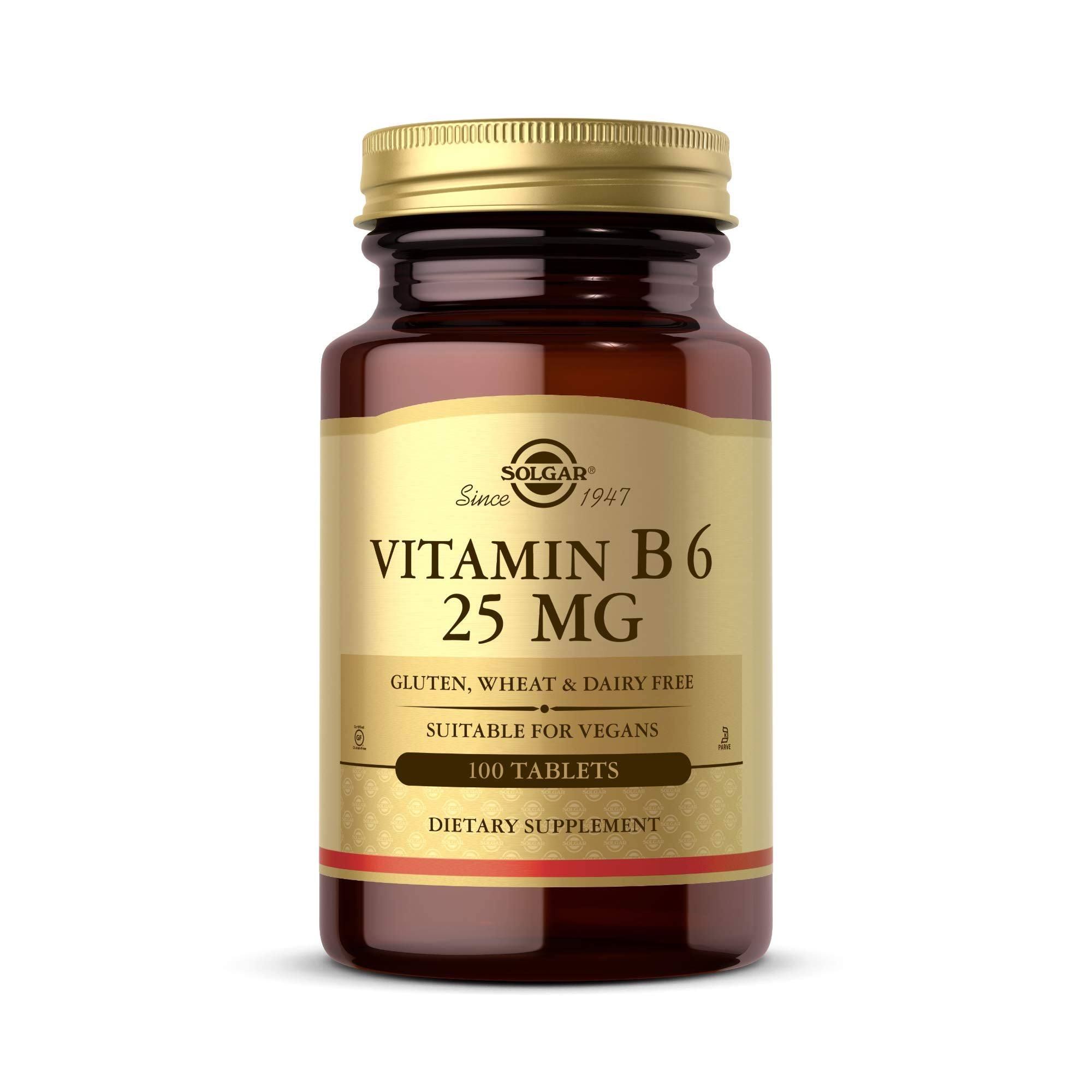 Solgar Vitamin B6 Supplement - 100 Tablets