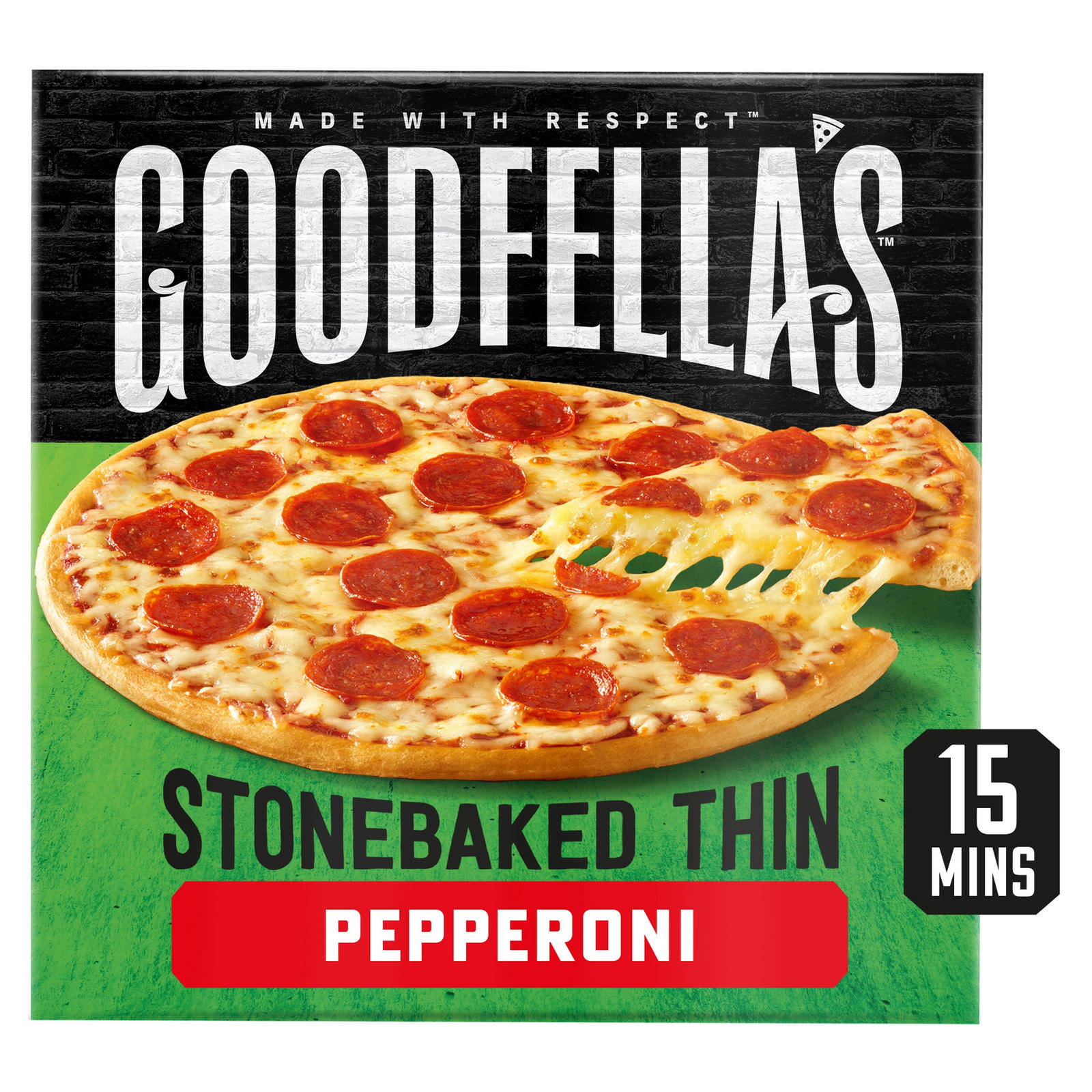Goodfella's Stonebaked Thin Pepperoni Pizza 332g