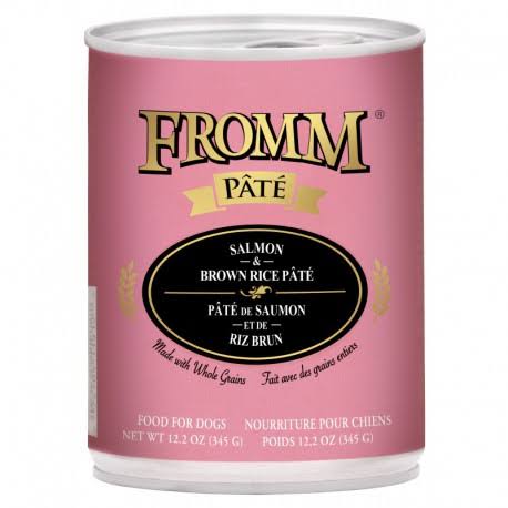 Fromm Gold Dog Salmon & Rice Pate 12.2Oz