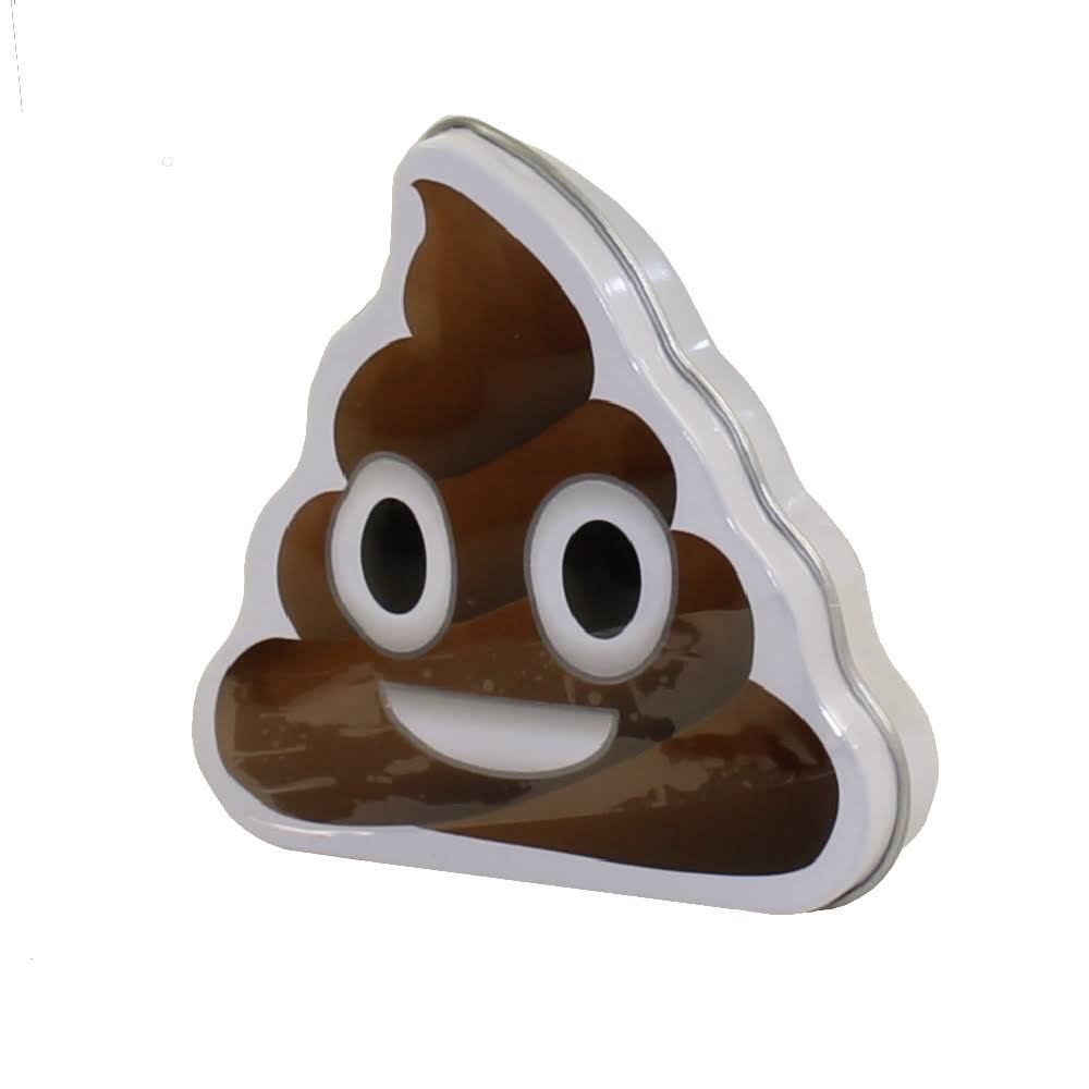Boston America Poop Emoji Collectible Tin Candy - Vanilla