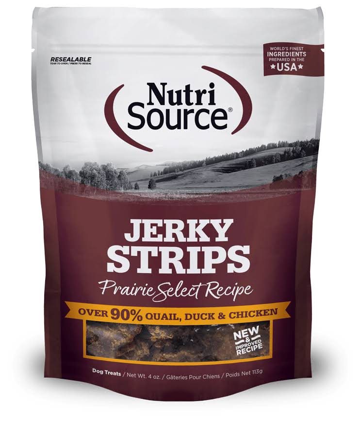 NutriSource Jerky Strip - Prairie Select 4oz