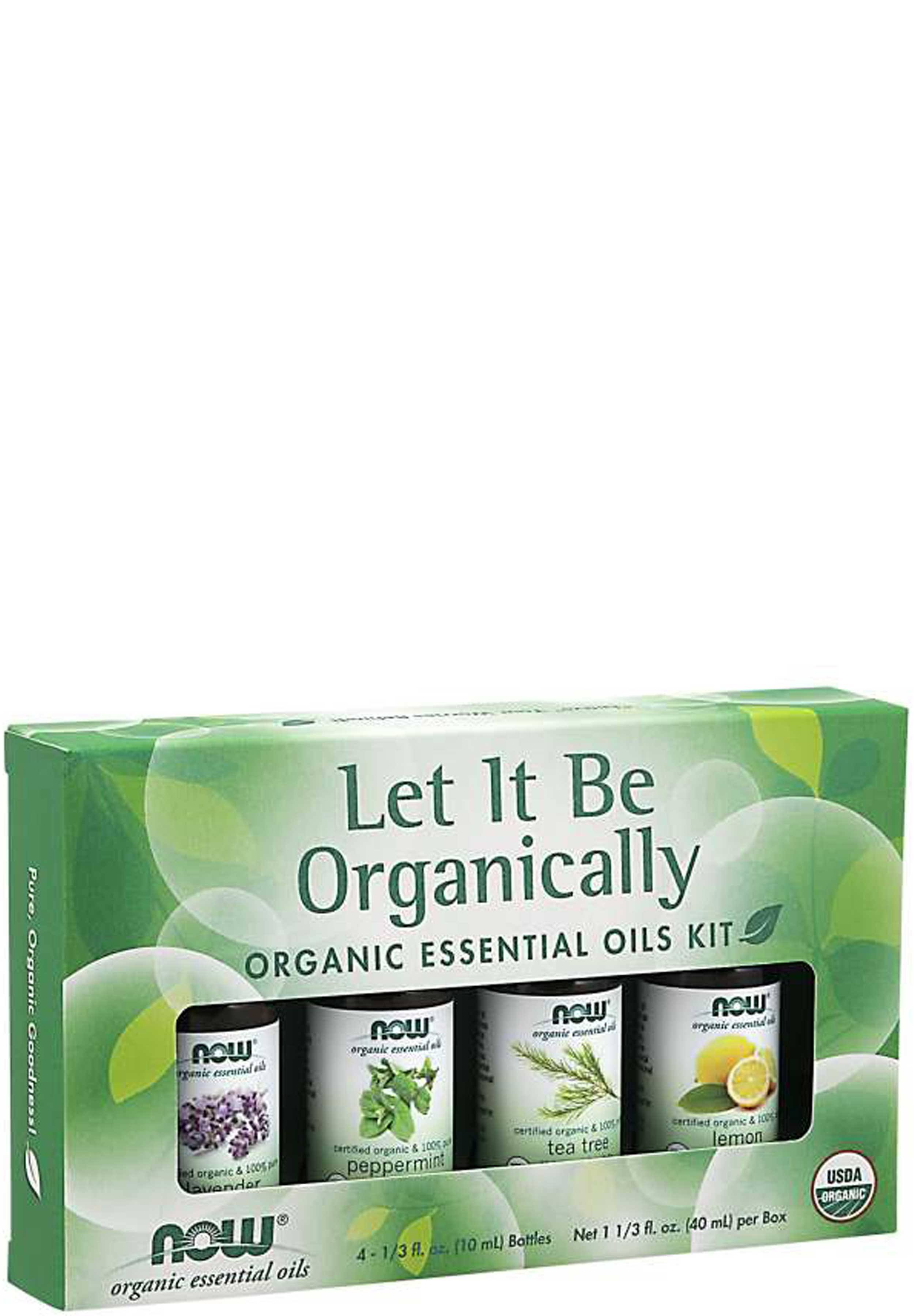Now Foods Essential Oil Let It Be Organically Organic Oil Kit