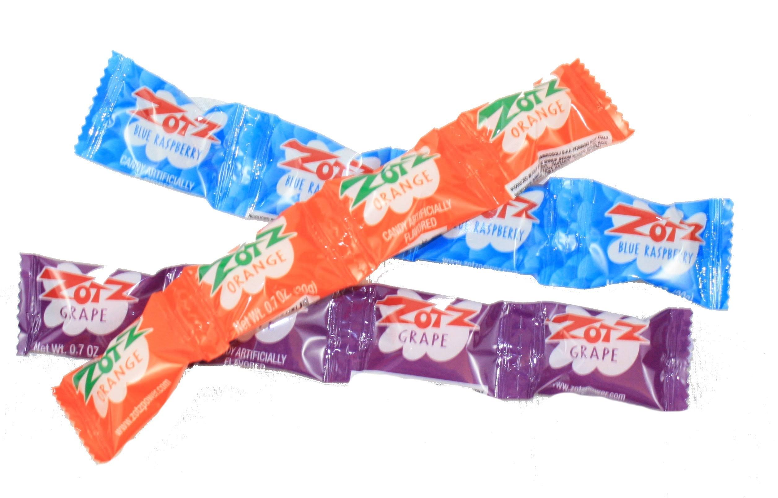 Zotz Fizz Power Candy Assorted - Fruit Flavored Hard Candy with A Fizz