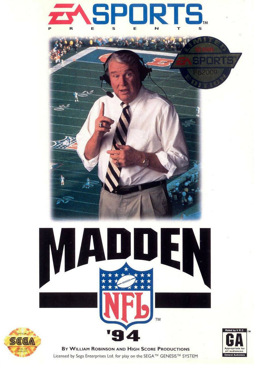 Madden NFL '94 - Sega Genesis