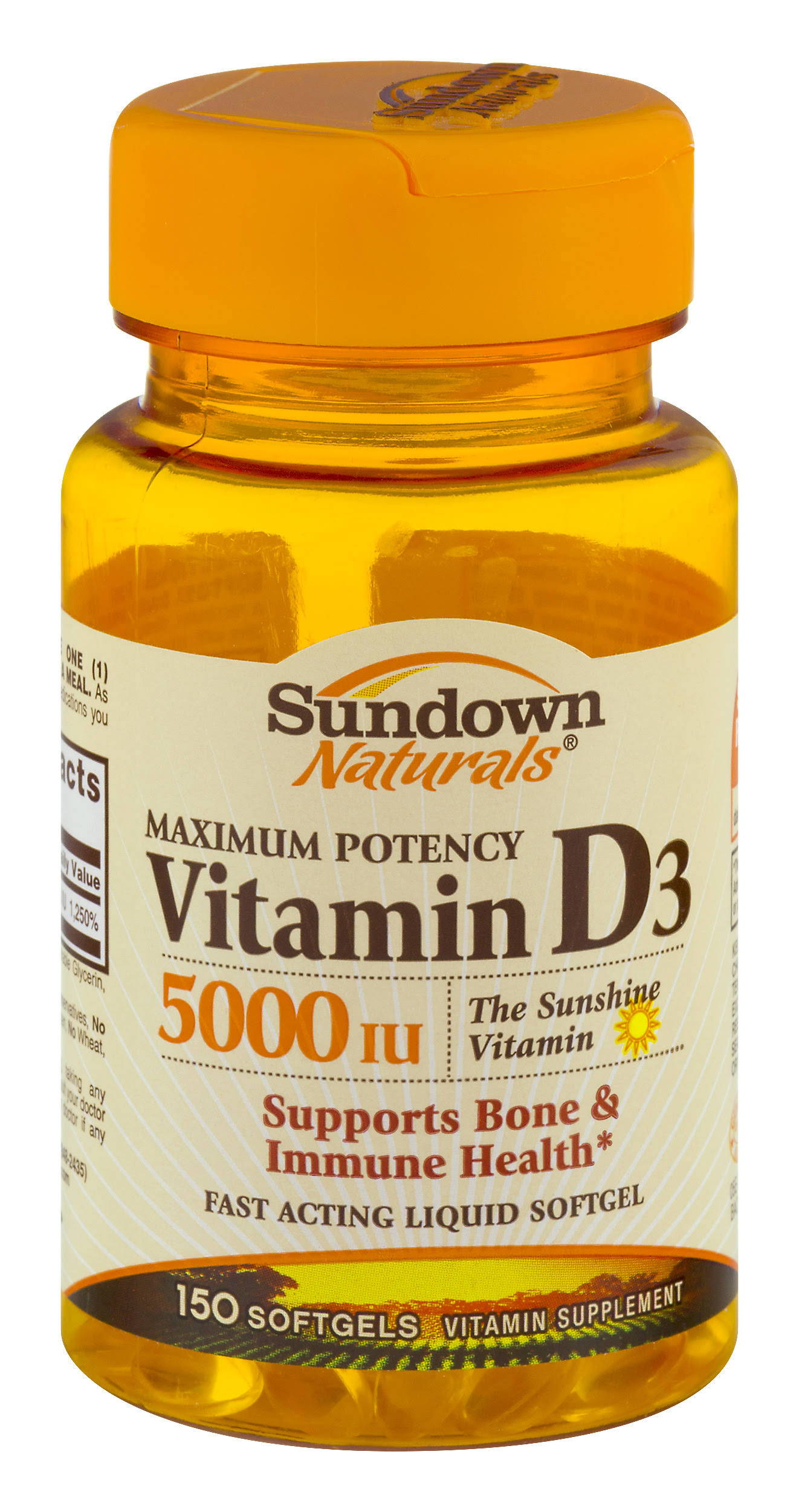 Sundown Naturals Vitamin D3 - 5000 Iu, 150 softgels