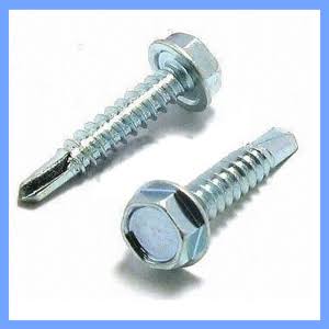 Midwest Fasteners Hex Washer Self Drilling Screws (Size: 1/4 x 1, Unit: Box)