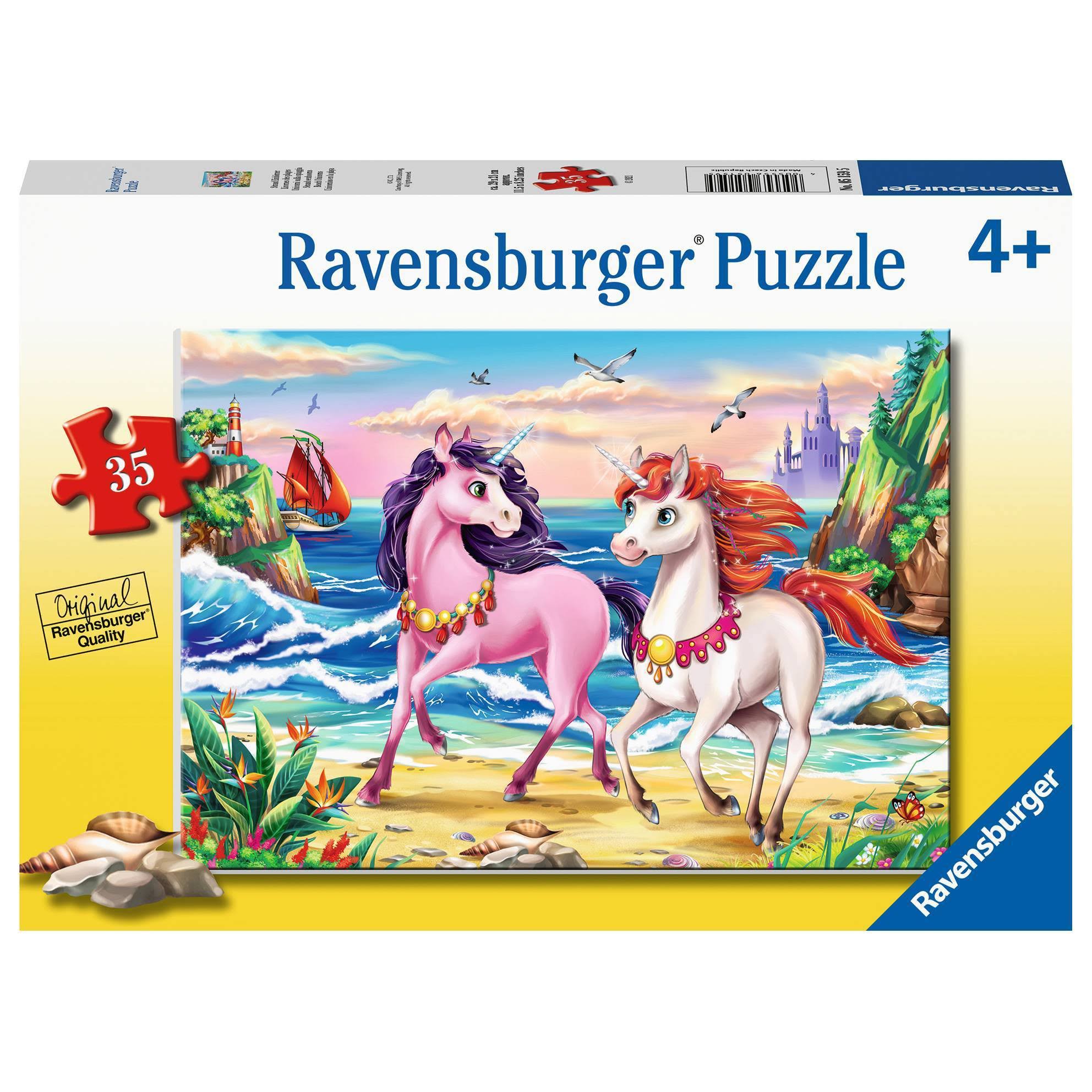 Ravensburger - Beach Unicorns -35 Piece Puzzle