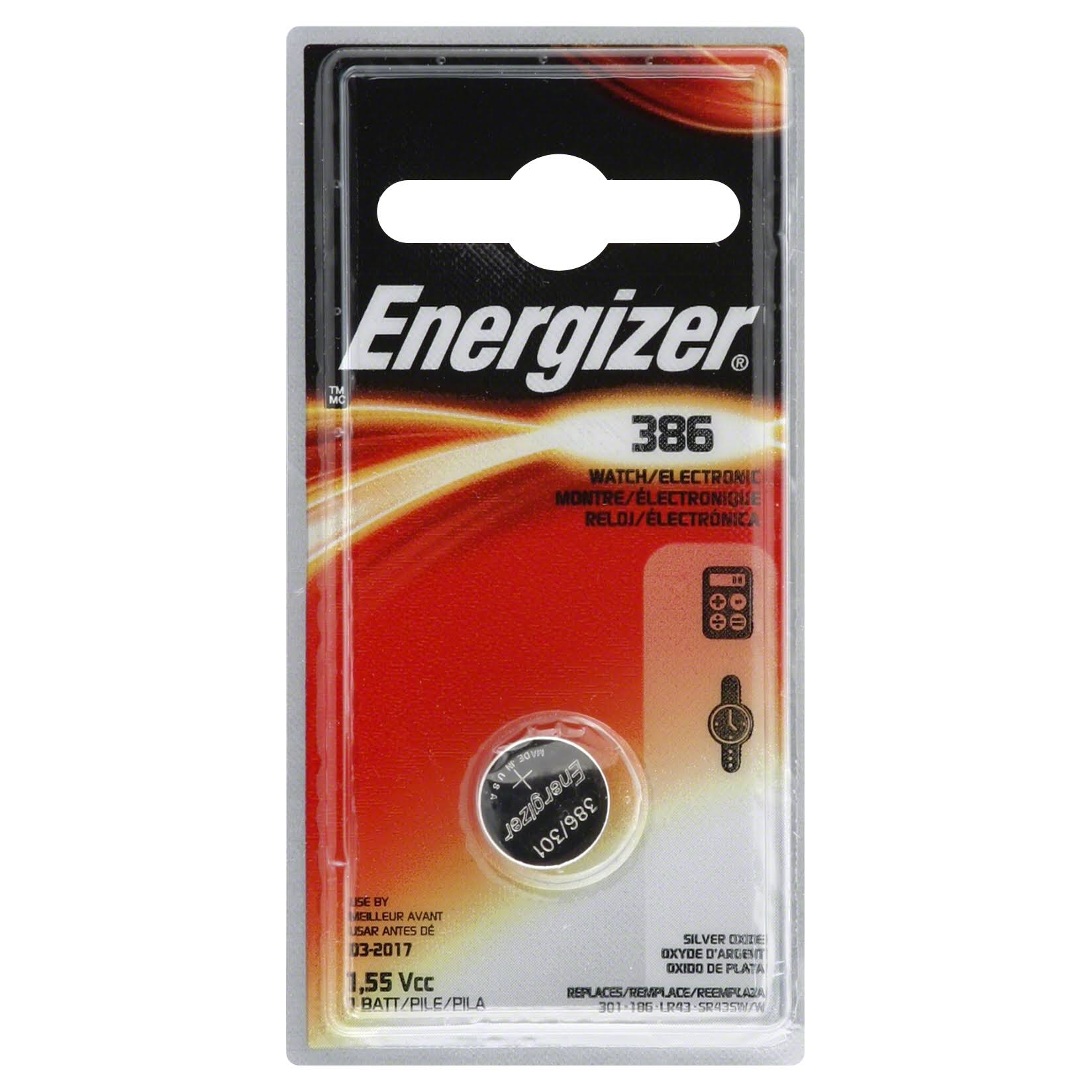 Energizer Silver Oxide Battery - 386