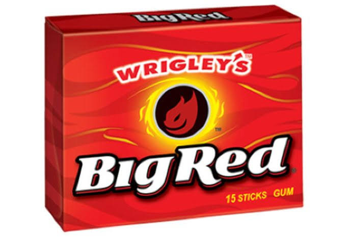 Wrigley Big Red Cinnamon Gum - 15pcs
