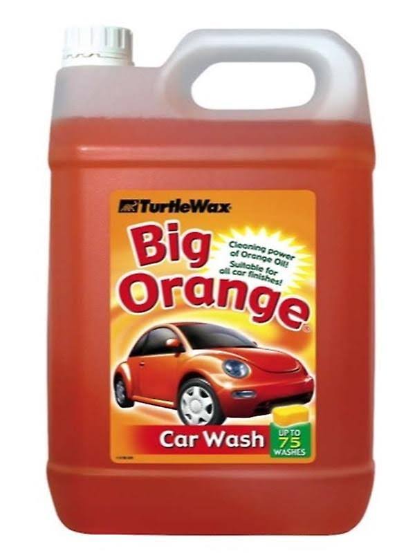 Turtle Wax Car Wash Shampoo - Orange, 5L