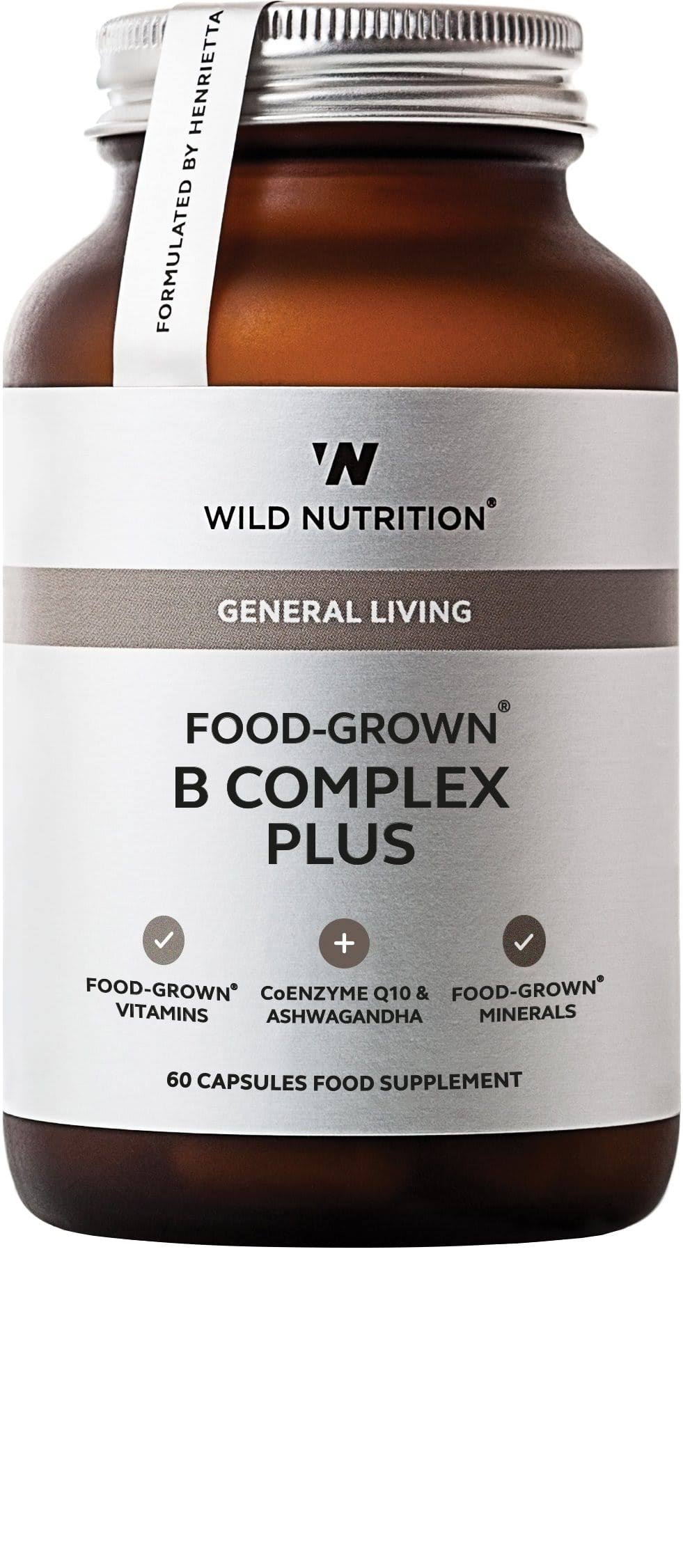 Wild Nutrition Food-Grown Vitamin B Complex 60 Capsules