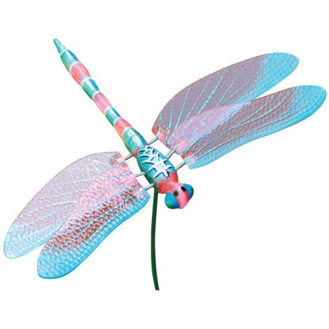WindyWings 4 in Dragonfly Plant Stakes - Assorted