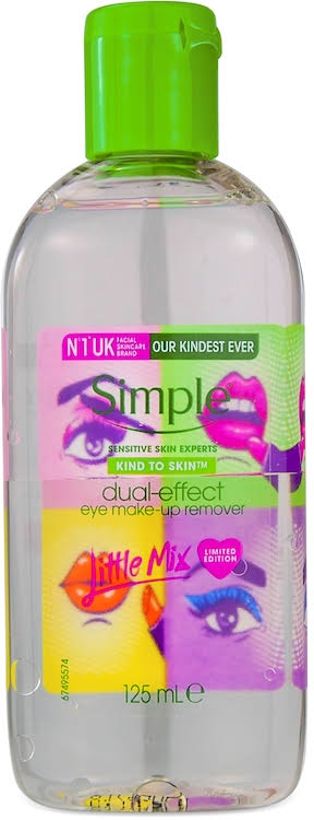 Simple x Little Mix Dual-Effect Eye Make-Up Remover 125ml