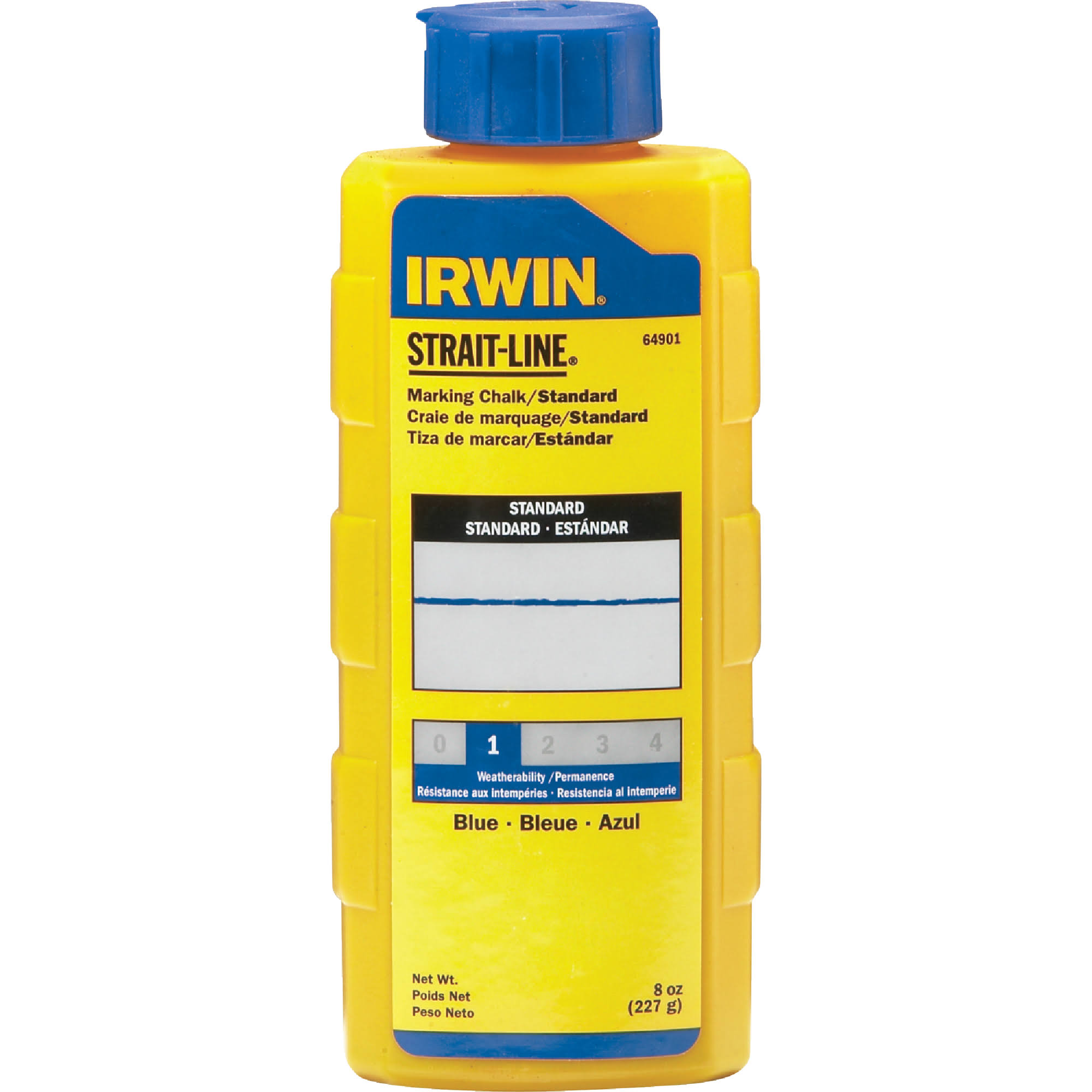 Irwin Strait-Line Chalk Refill - Blue, 8oz