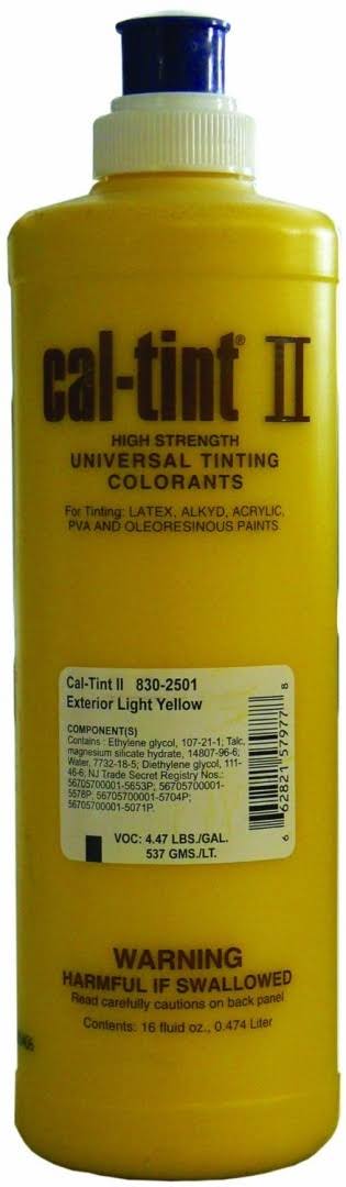 Chromaflo 830-2501 Cal-Tint II 470ml Colourants, Light Yellow