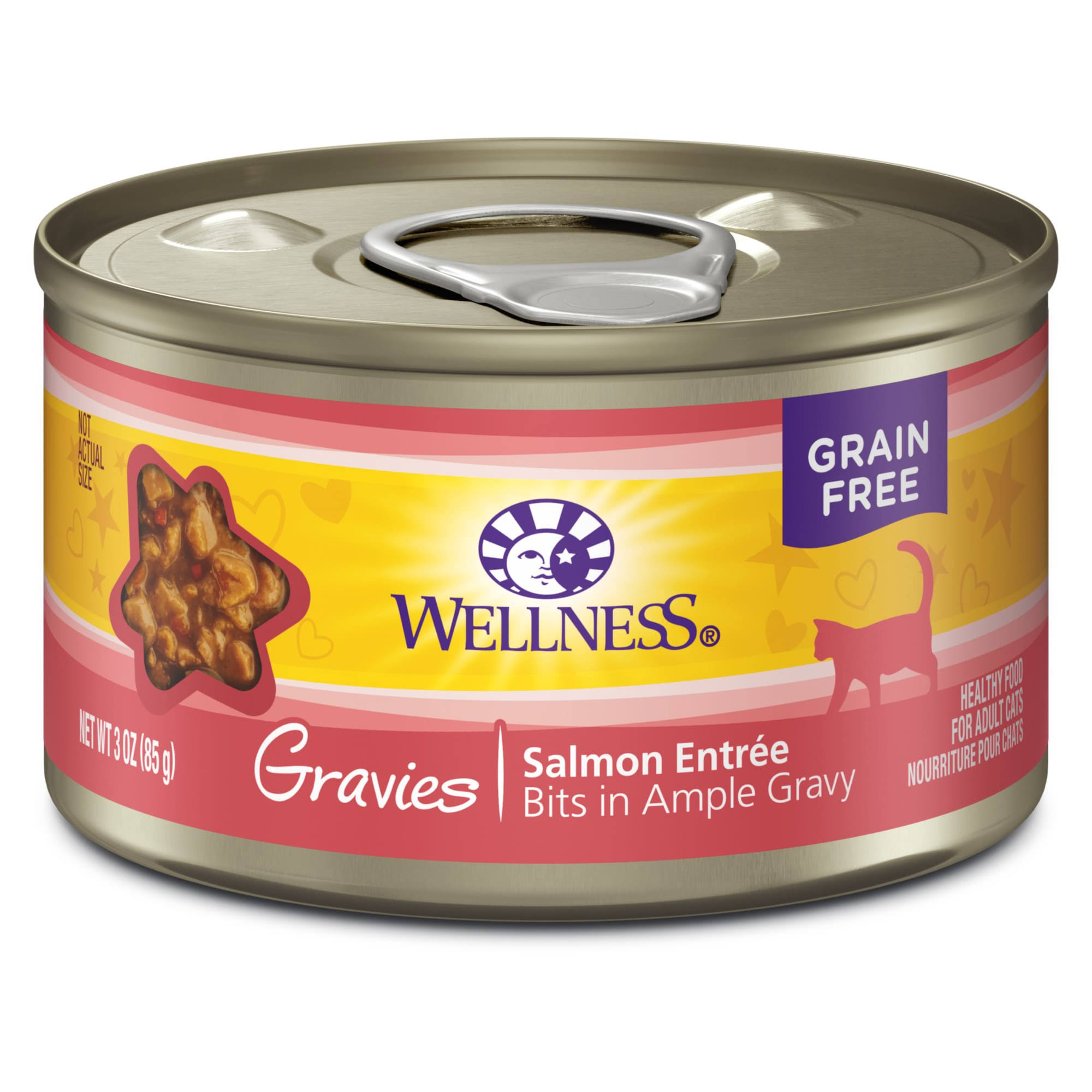 Wellness Complete Health Gravies Salmon Entree Cat Food | 3 oz