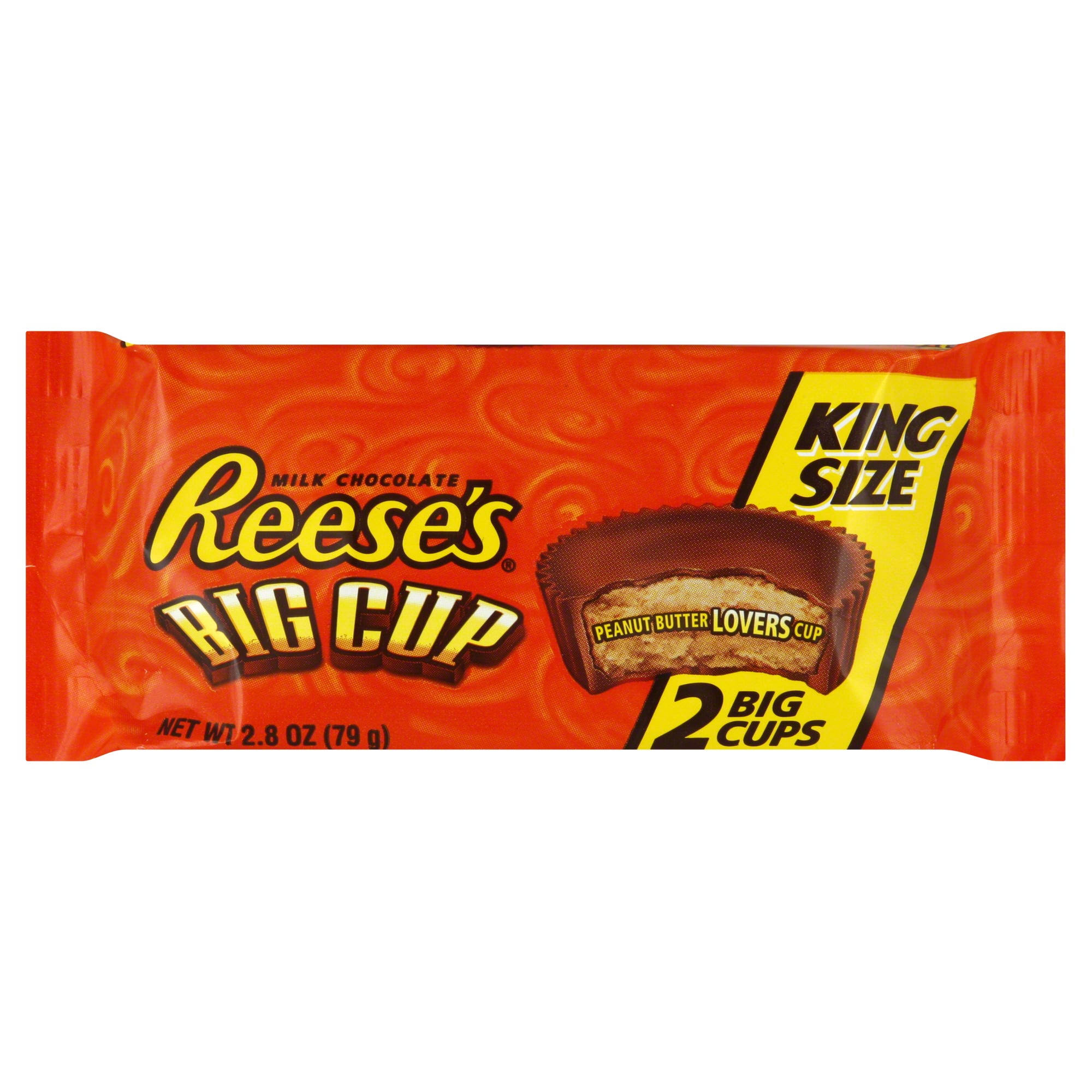 Reese's Peanut Butter Big Cup Milk Chocolate - King Size, 79g