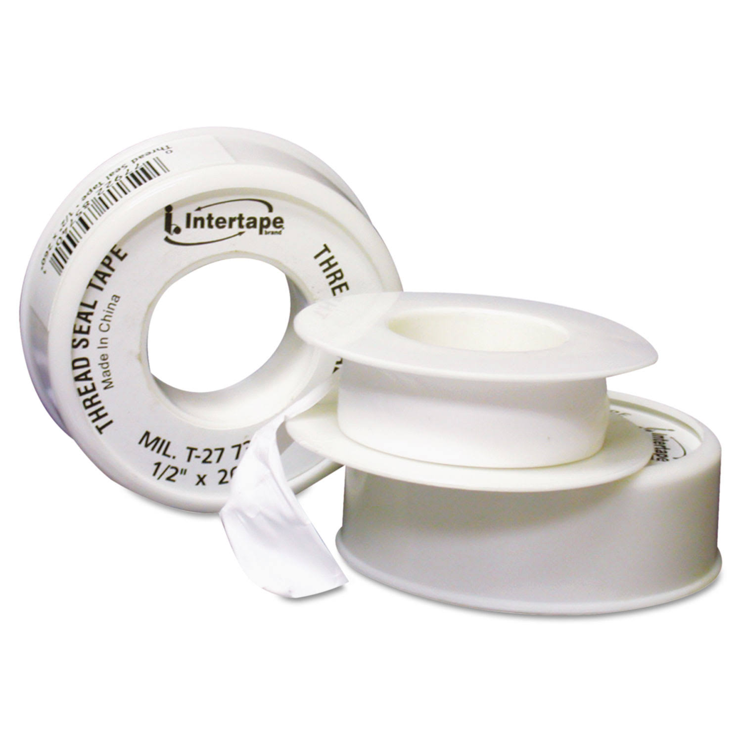 Intertape Polymer Thread Seal Tape - White, 1/2" x 520"