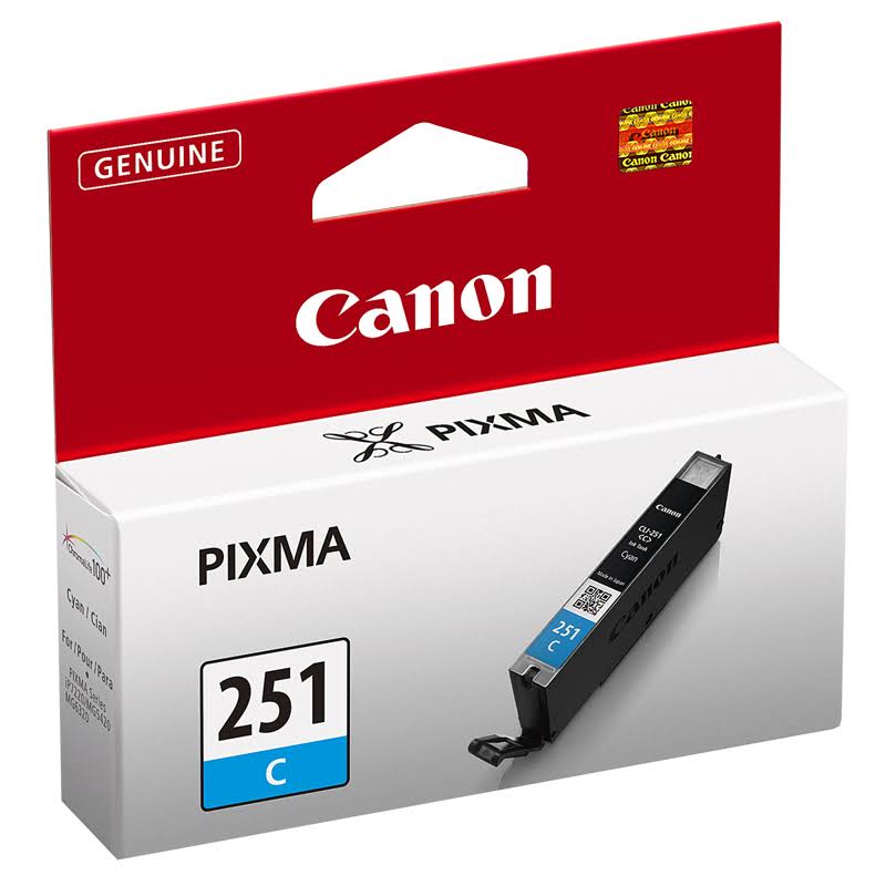 Canon CLI-251C Ink Cartridge - Cyan
