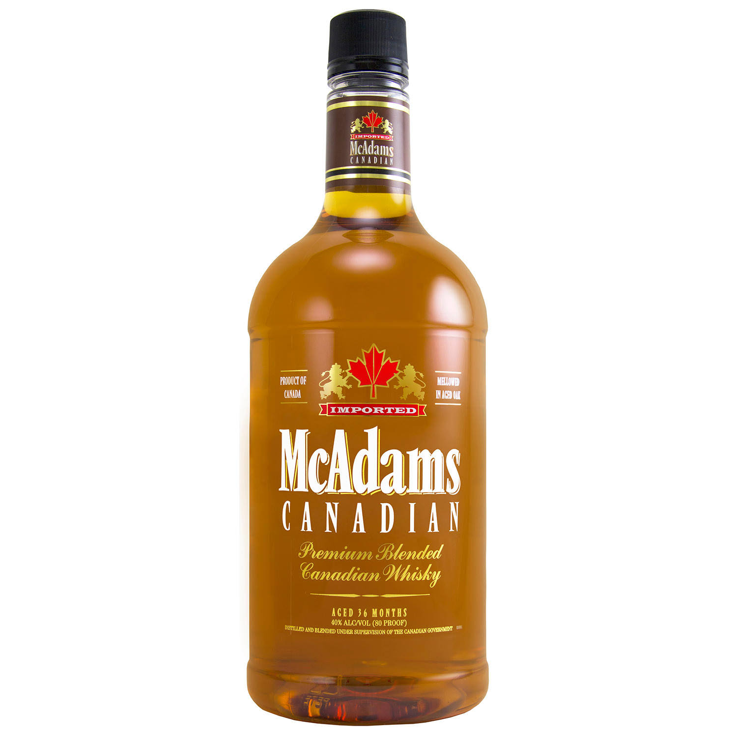 McAdams Premium Blended Canadian Whisky - 1.75L