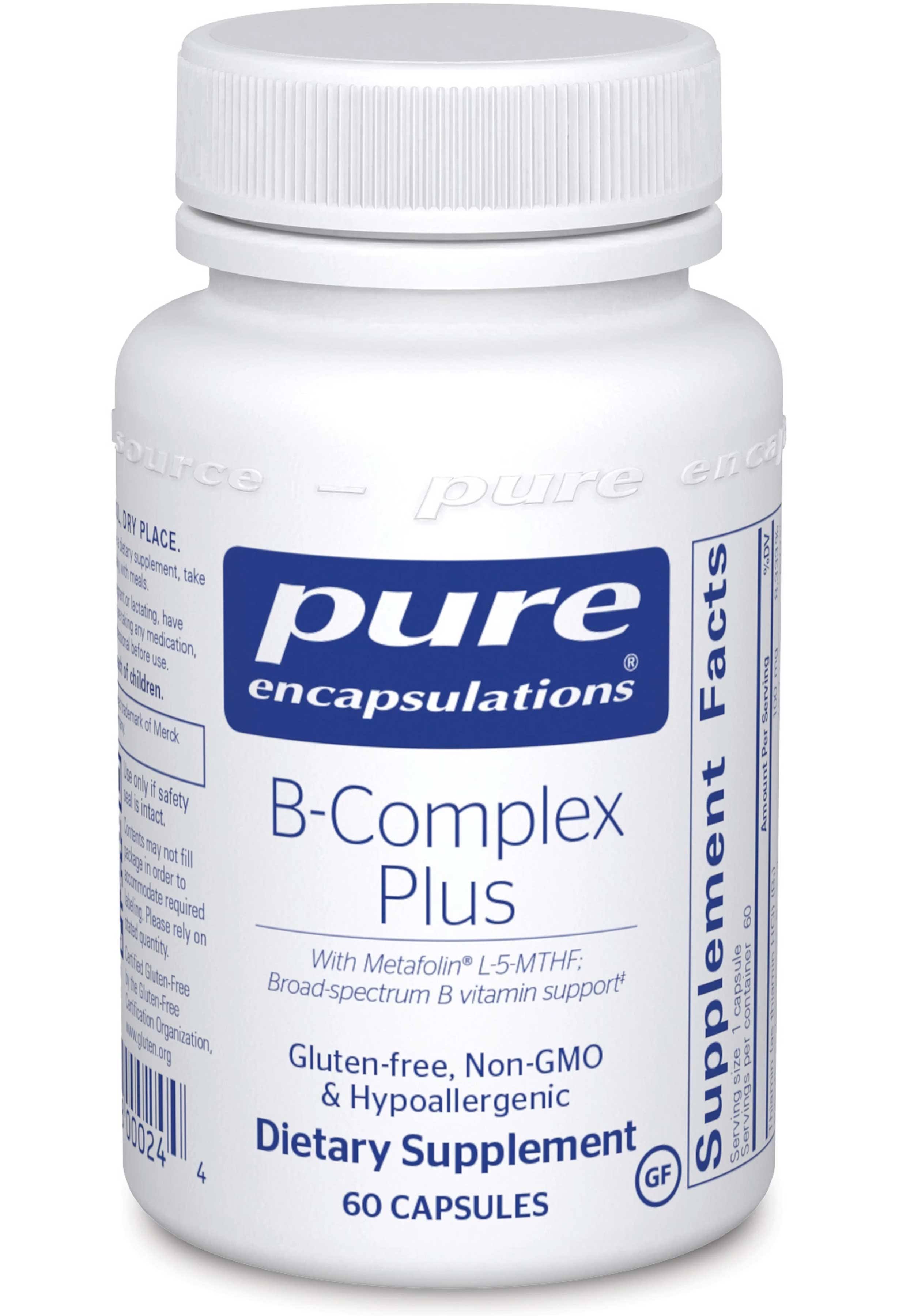 Pure Encapsulations B-Complex Plus - 60 Capsules