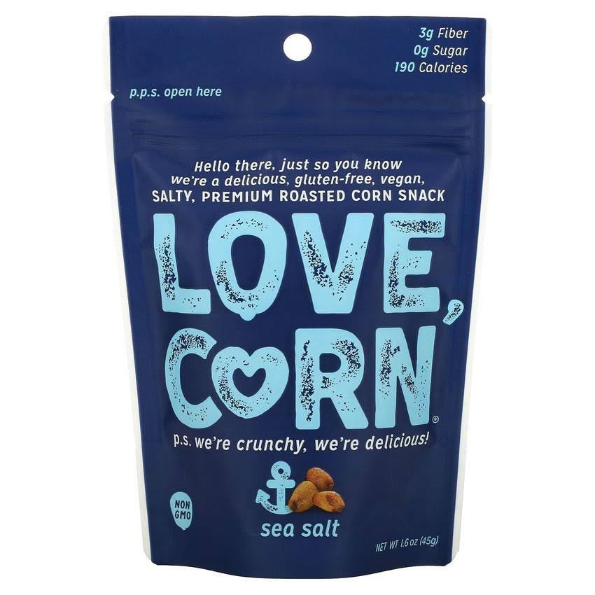 Love Corn Sea Salt Corn Nuts, 1.6oz
