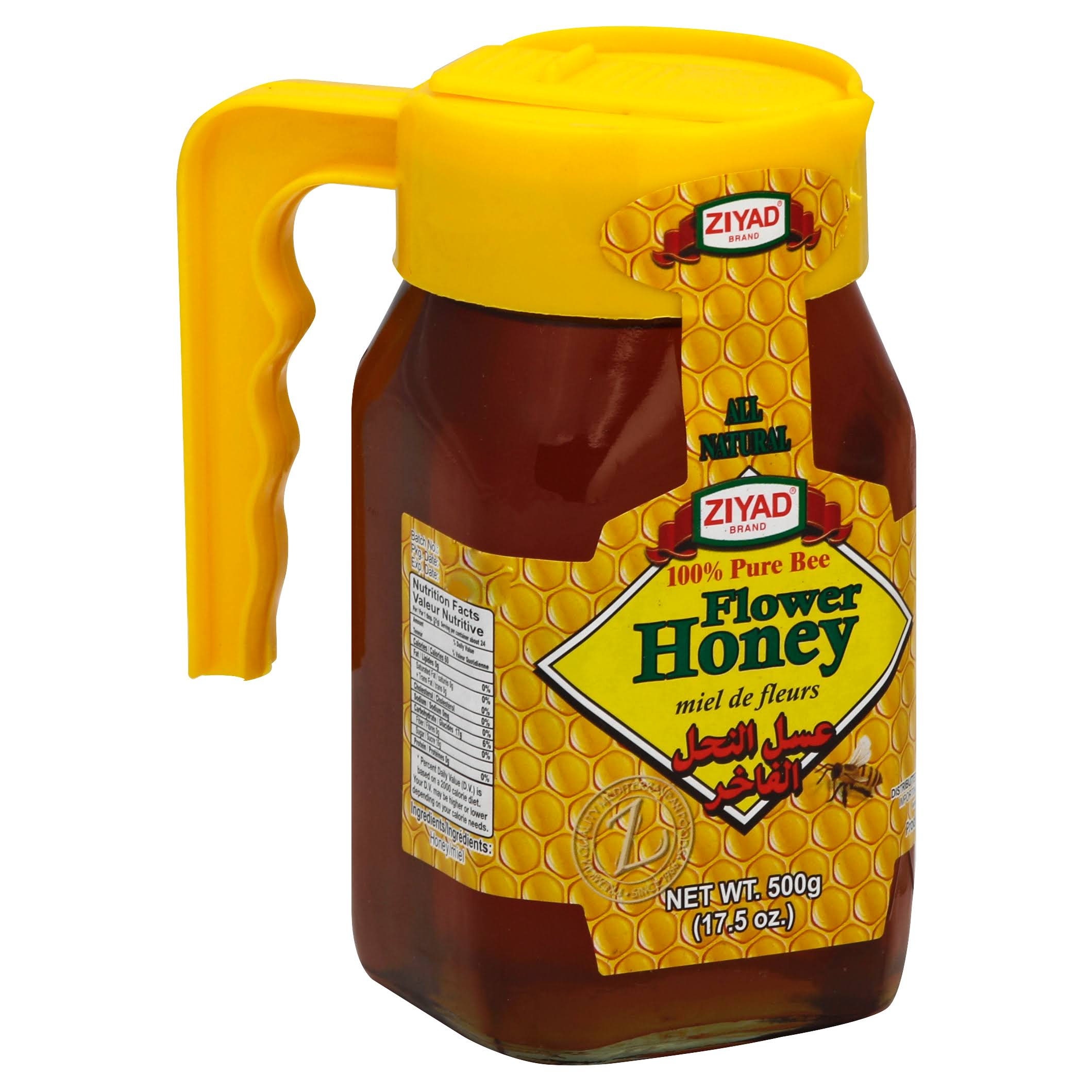Ziyad Natural Pure Bee Honey - 17.6oz