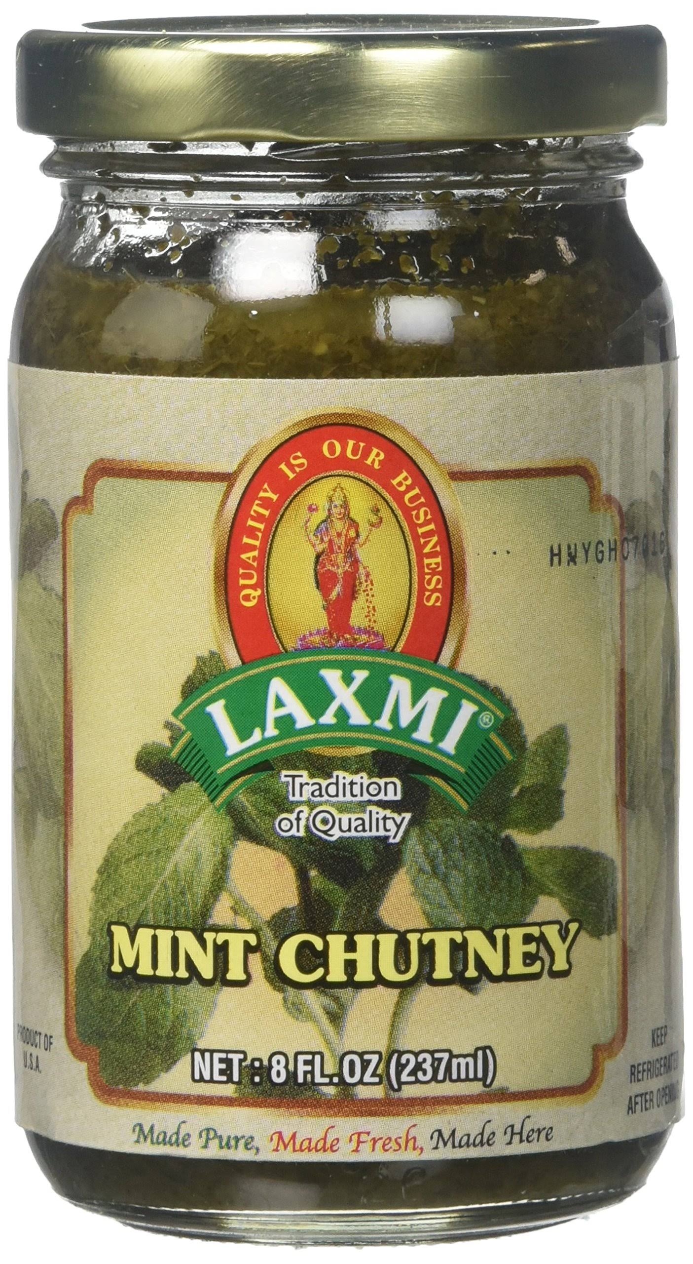 Laxmi All-Natural Gourmet Mint Chutney - 8oz