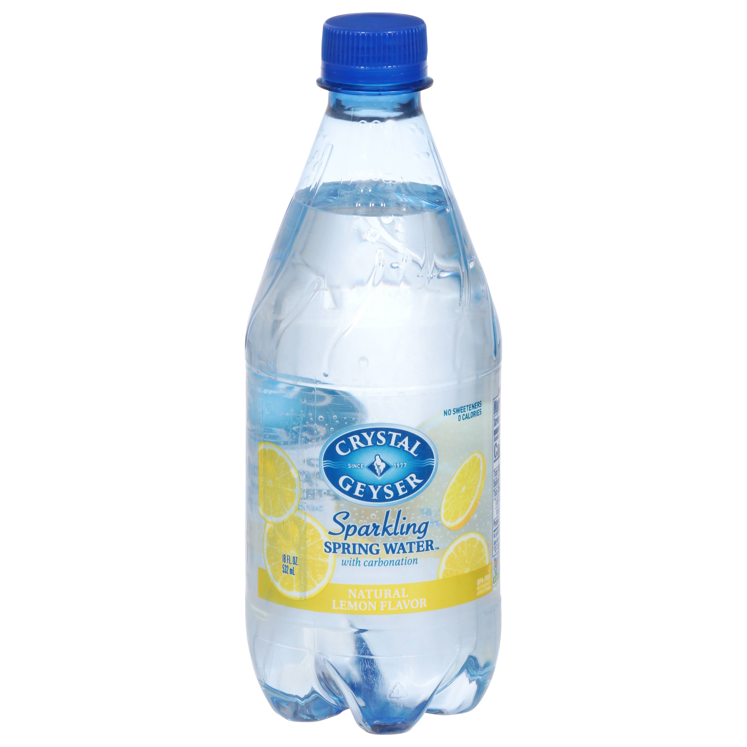 Crystal Geyser Sparkling Mineral Water - Natural Lemon Flavor