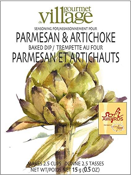 Gourmet Du Village Dip Seasoning Mix - Hot Parmesan and Artichoke, 0.52oz