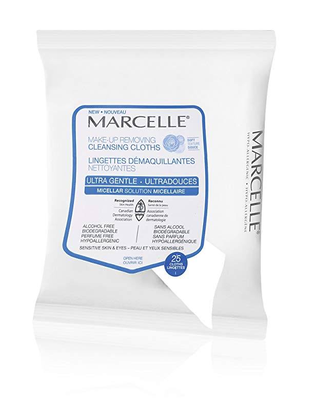 Marcelle Ultra-Gentle Makeup-Removing Cleansing Cloths, Hypoallergenic