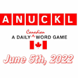 Today's 'Canuckle' 116 June 5, 2022 Answer