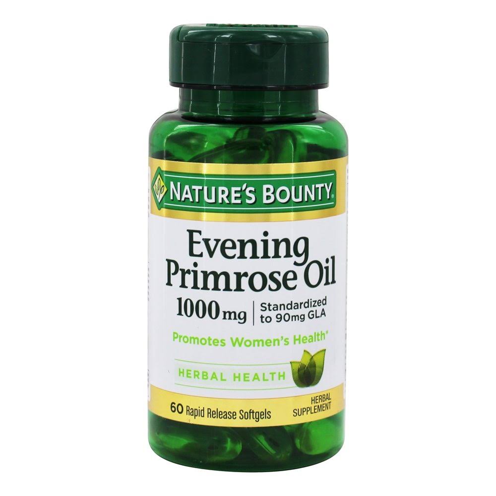 Nature's Bounty Evening Primrose Oil Herbal Supplement - 60 Softgels