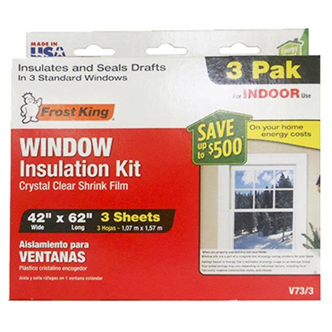 Frost King Shrink Window Insulation Kit Indoors