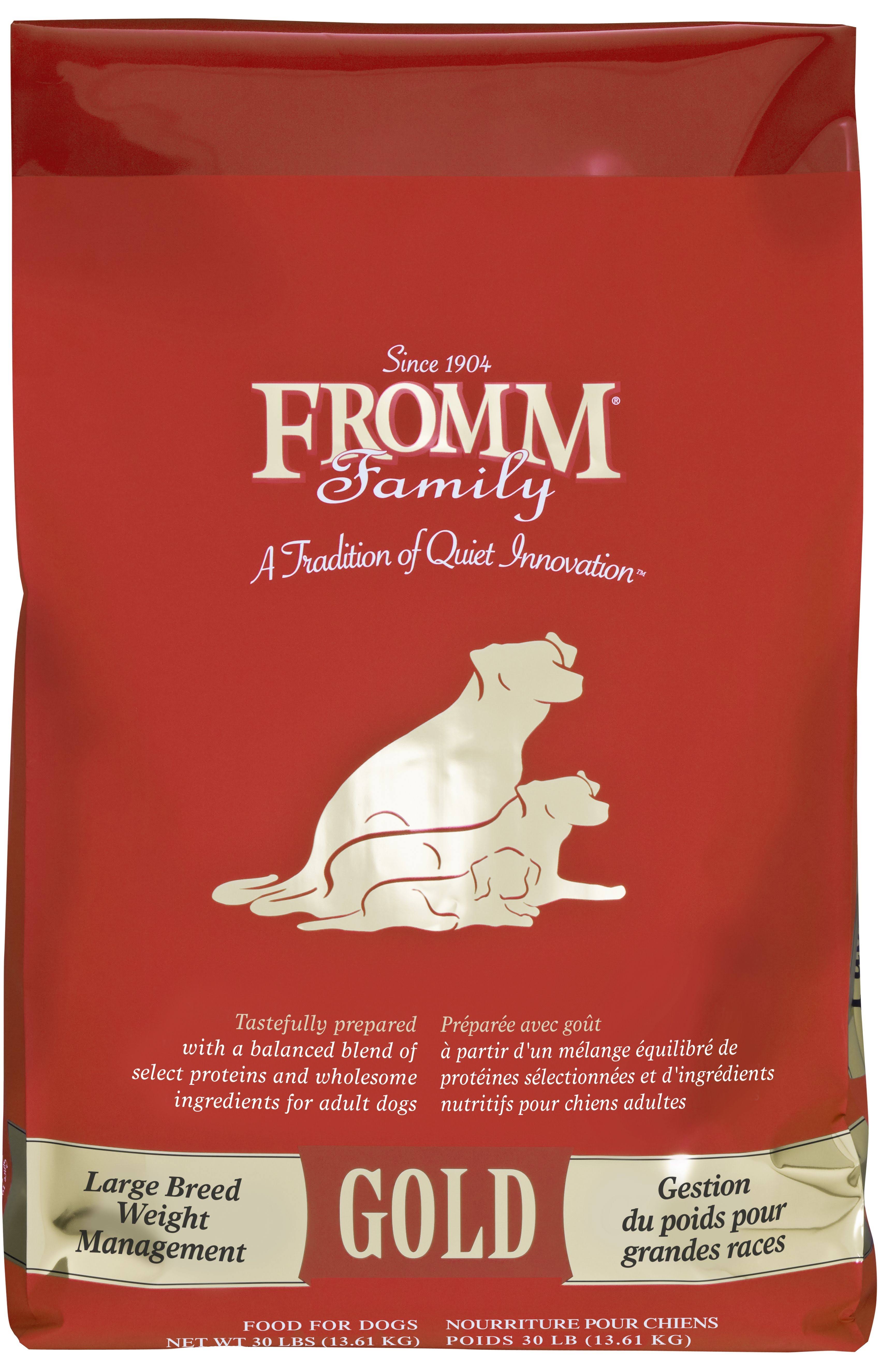 Fromm Family Gold Weight Management Large Breed Dry Dog Food, 30-lb