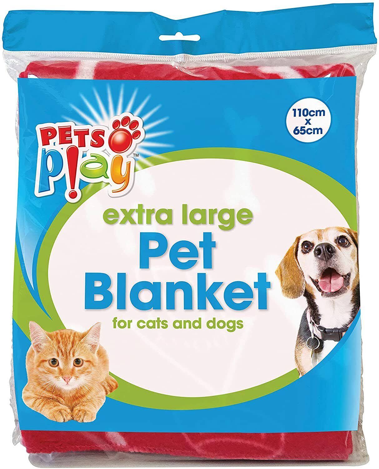 Pets Play Pet Blanket for Cats Dogs 110 x 65cm