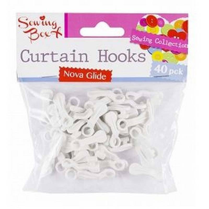 Curtain Hooks Nova Pack of 40