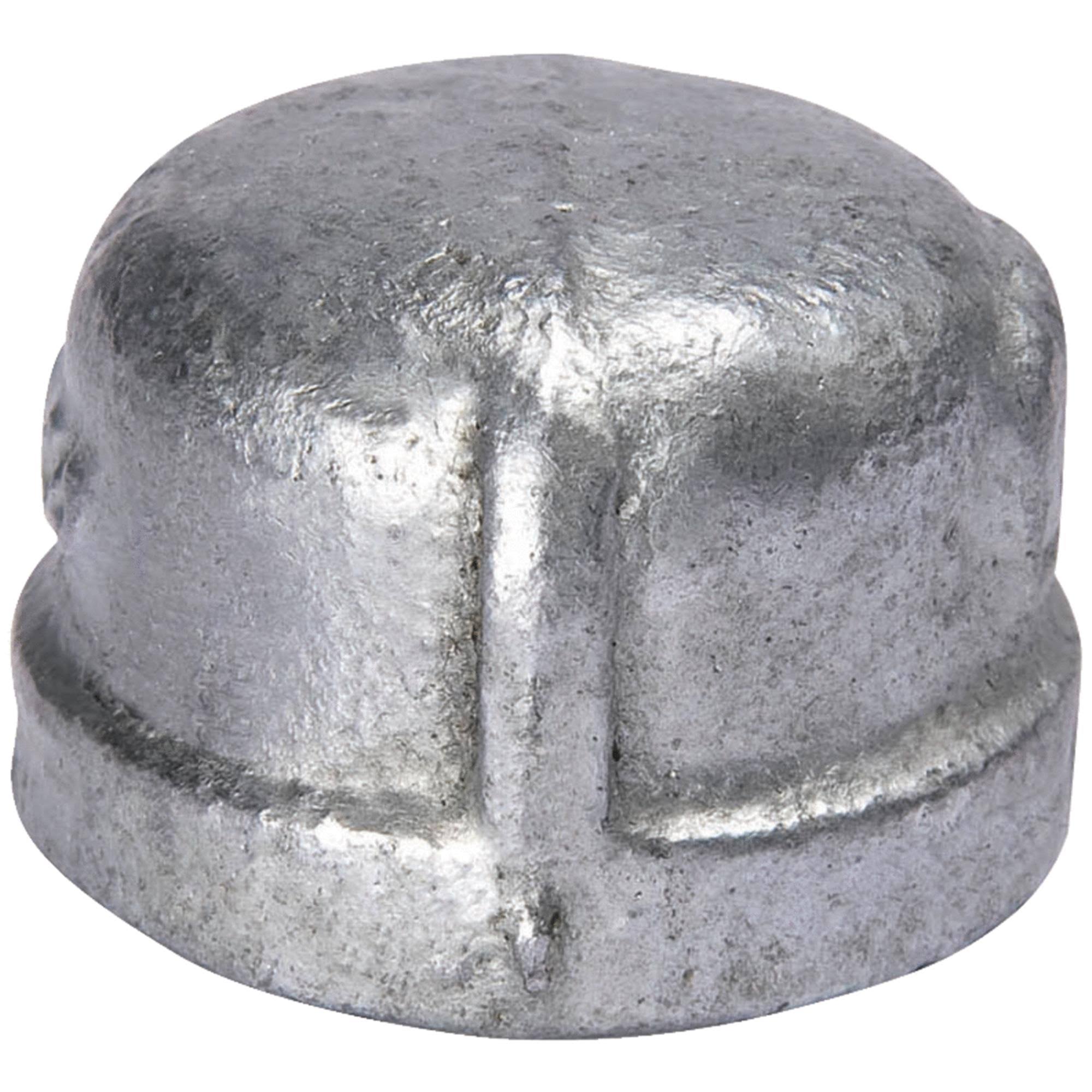 Muellar Iron Galvanized Cap - 3/4"