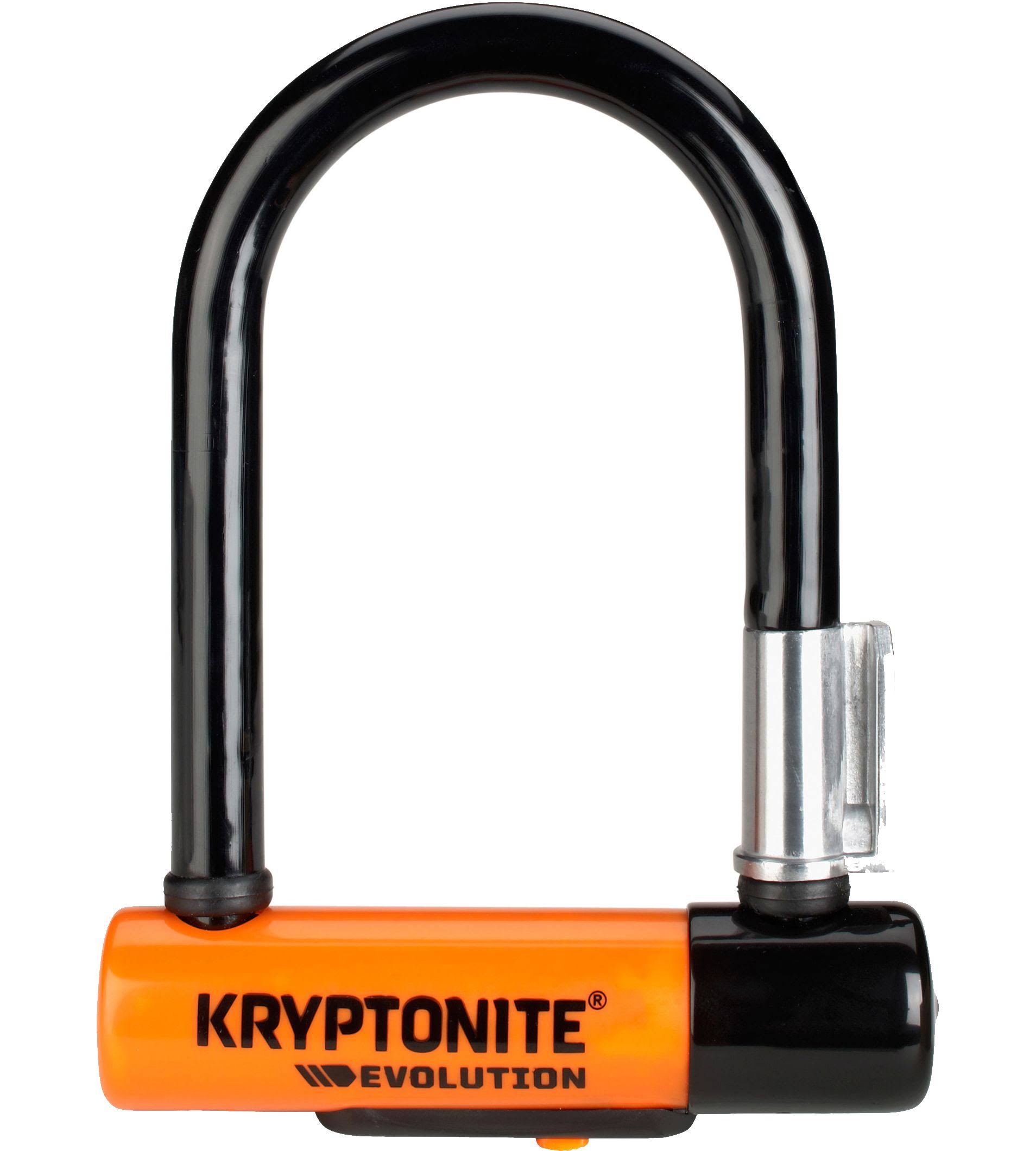 Kryptonite Evolution Mini-5 U-lock - Black, 3.25" X 5.5"
