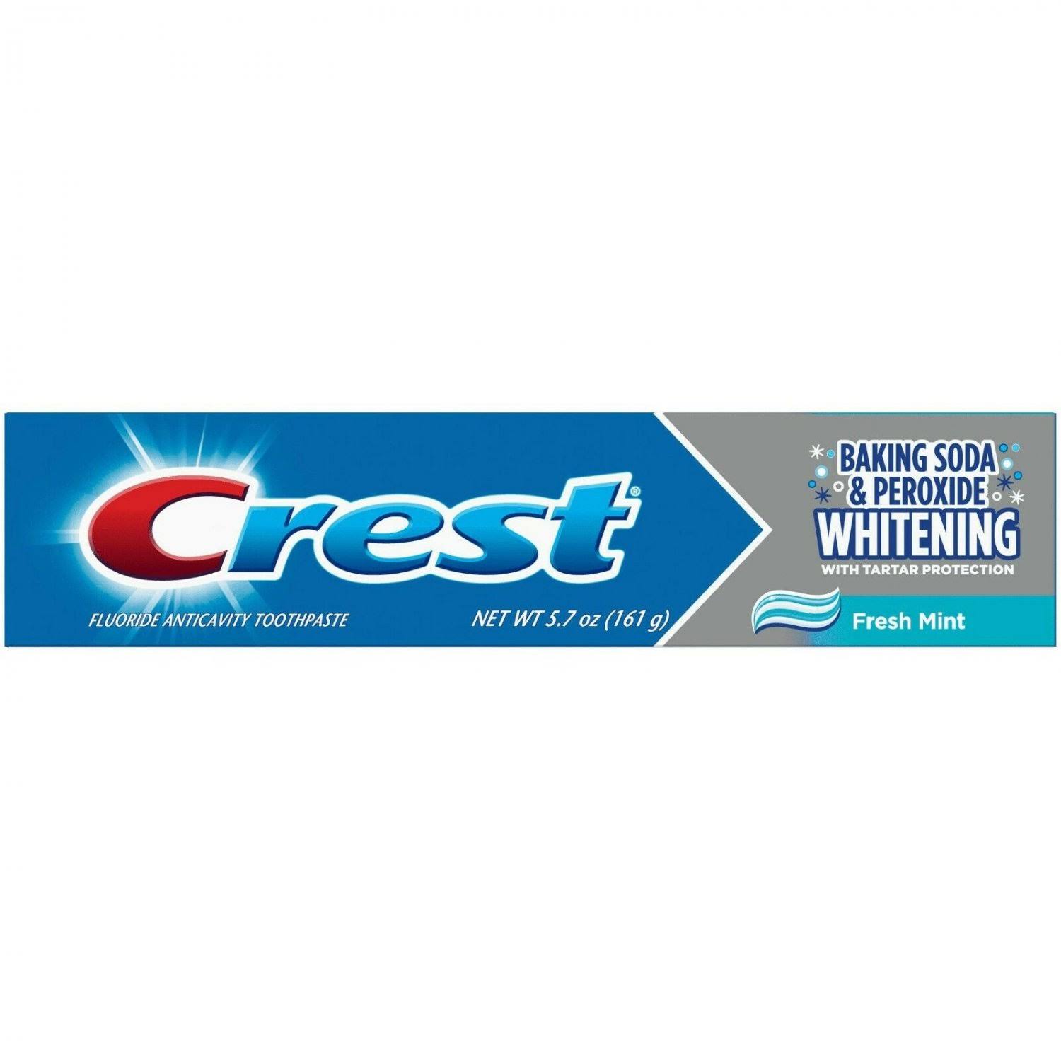 Crest Whitening Baking Soda & Peroxide Fresh Mint Toothpaste 5.7 oz