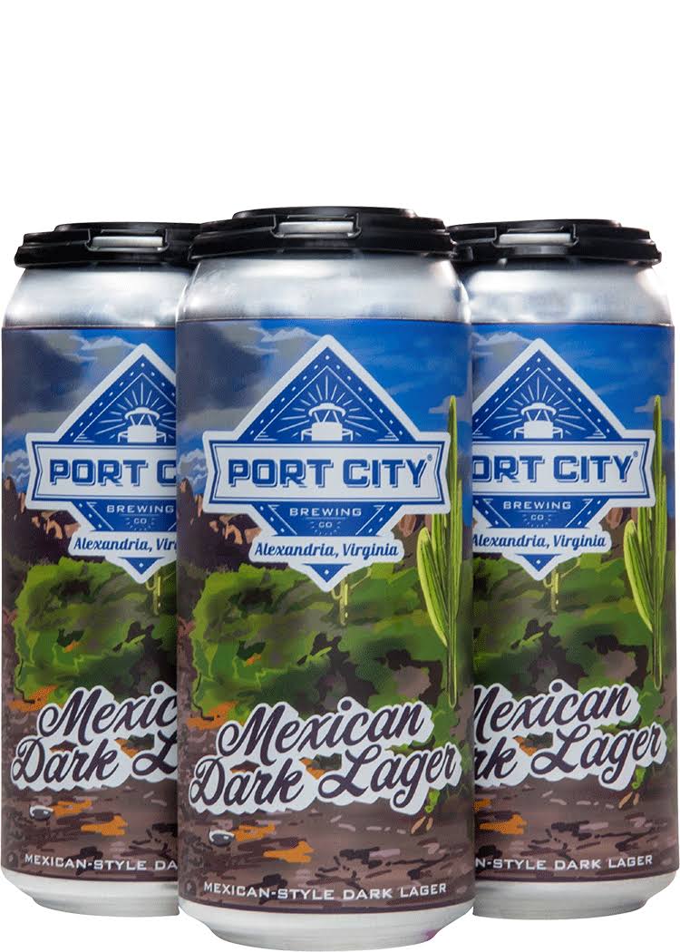 Port City Mexican Dark Vienna Lager Beer | 16oz | Virginia