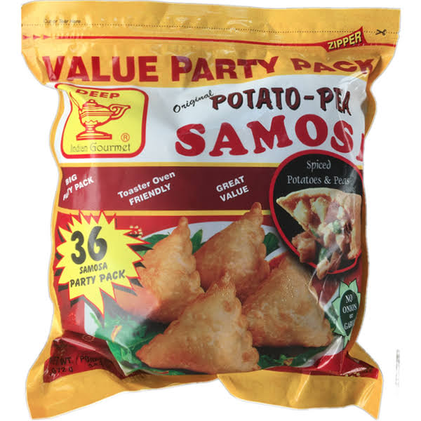 Deep Potato Pea Samosas - Each
