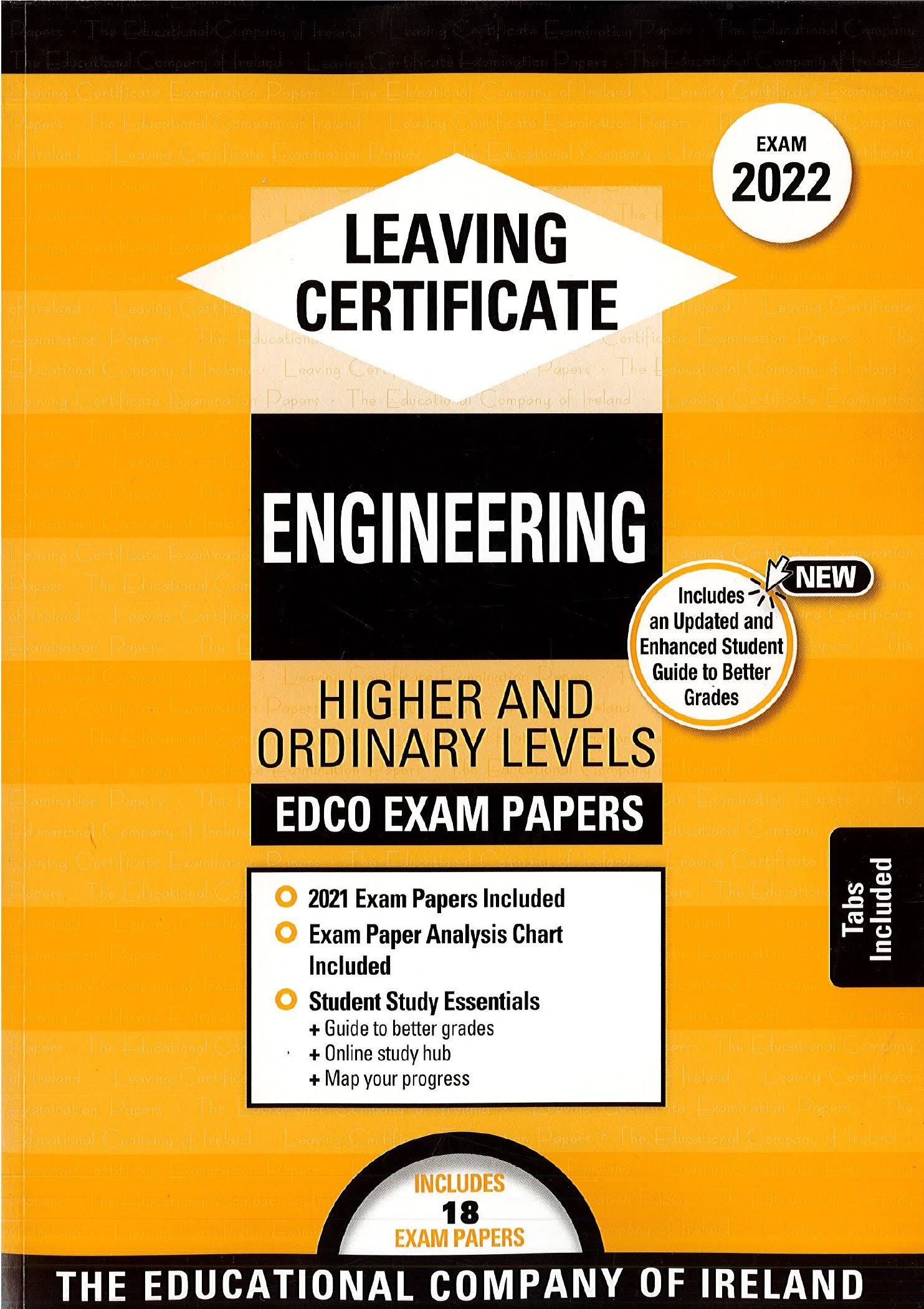 Leaving Certificate Engineering Higher & Ordinary Levels Exam Papers