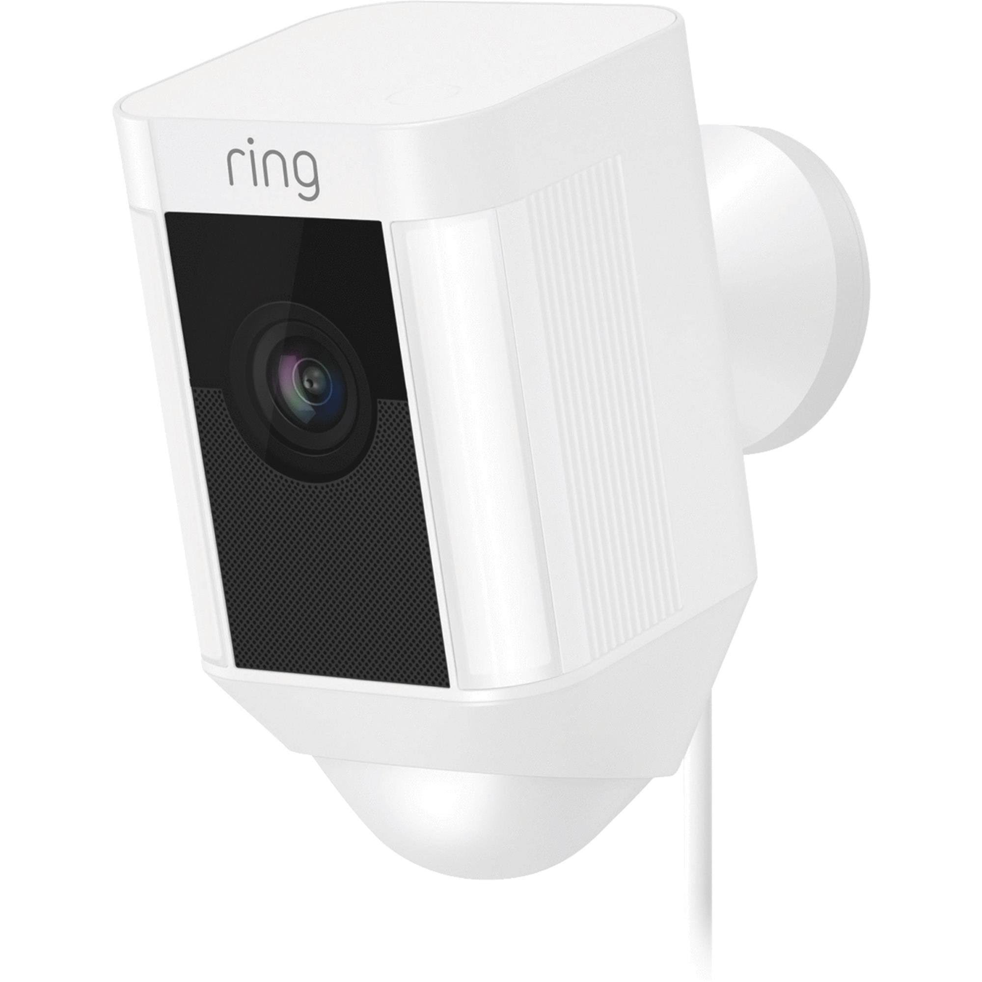 Ring Spotlight Cam Wired Outdoor Security Camera - White, 7.2" x 6.54"