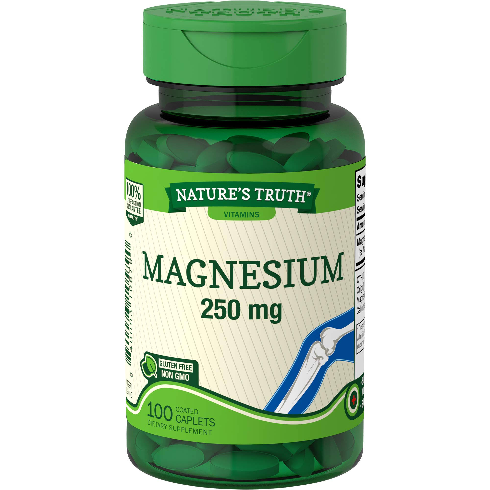 Natures Truth Magnesium Dietary Supplement - 250mg, 100ct
