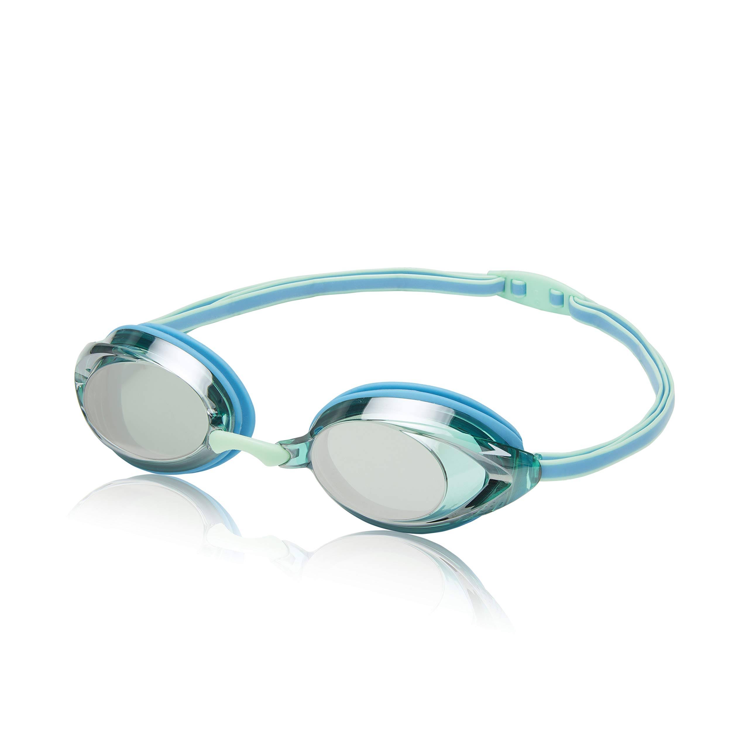Speedo Women's Vanquisher 2.0 Mirrored Goggles, Blue/Grey