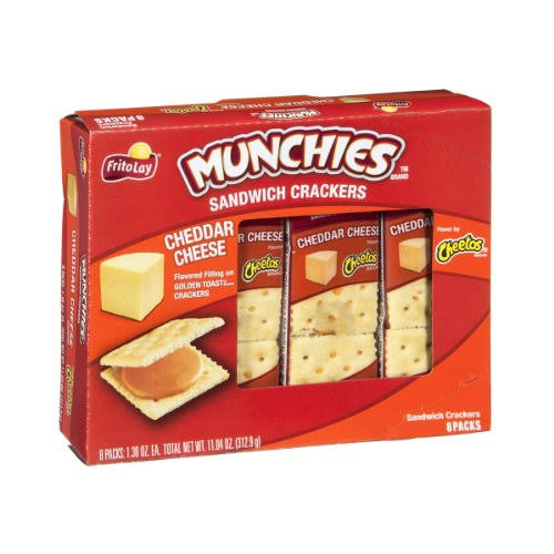 Munchies Cheddar Cheese Sandwich Crackers - 11.04 Oz