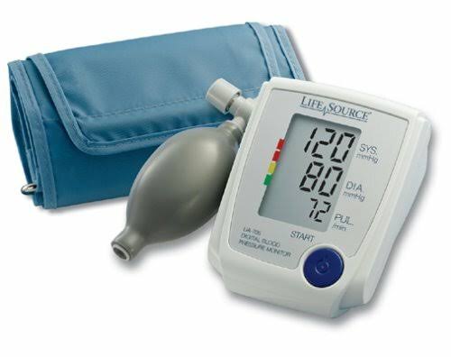 Lifesource Advanced Blood Pressure Monitor Manual Inflate